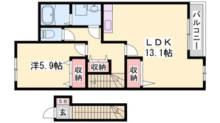 ジュピターⅠの物件間取画像